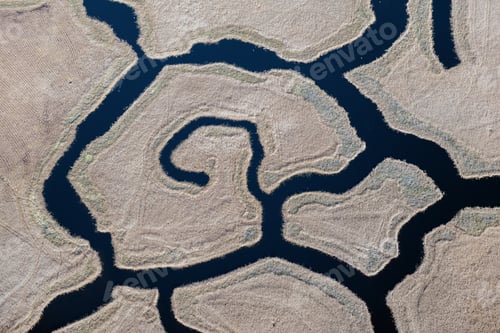 Preview: Aerial View Over The Engures Lake (Latvia)