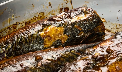 Preview: Mackerel In Marinade, Baked In A Glass Container