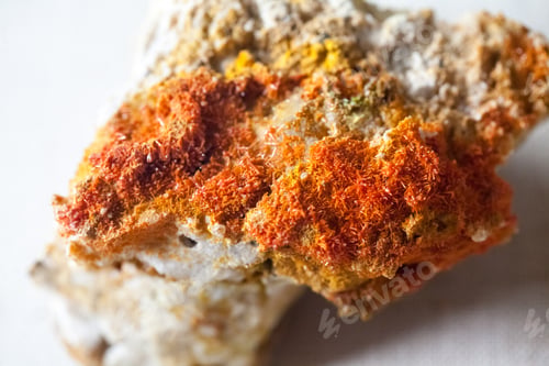 Preview: Beautiful Crystals, Minerals And Stones - Colors And Textures. Image Has Grain Texture Visible On
