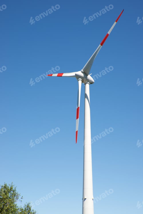 Preview: Windmill For Electric Power Production, Black Forest, Germany.
