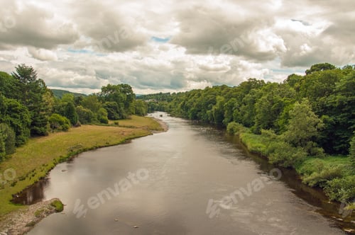 Preview: River Wye, In Mid Wales, In The Summertime.