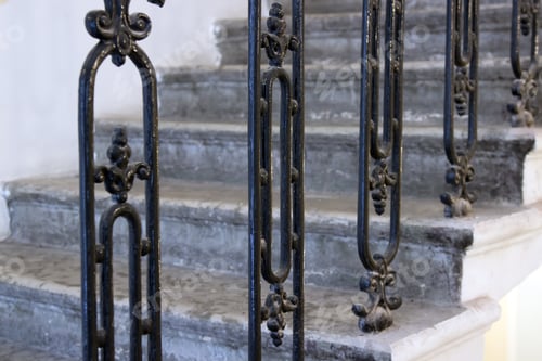 Preview: Ladder With A Beautiful Metal Handrail