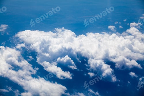 Preview: Beautiful, Dramatic Clouds And Sky Viewed From The Plane. High Resolution And Quality