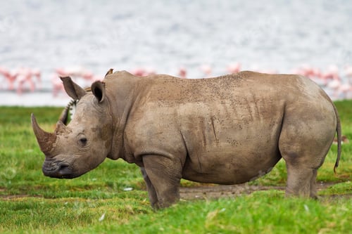 Preview: Rhinoceros In Lake Nakuru National Park, Kenya