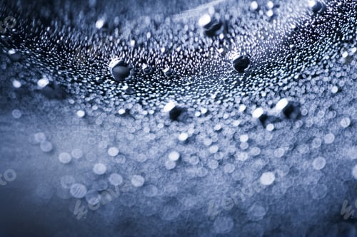 Preview: Abstract Underwater Composition With Bubbles, Lines And Light