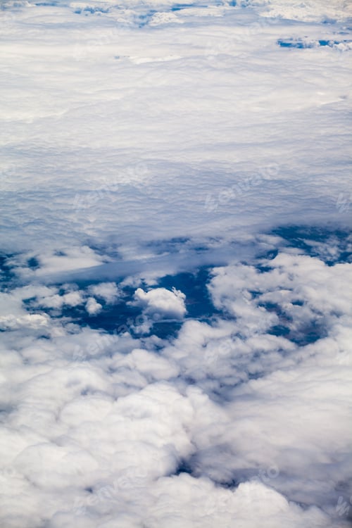 Preview: Beautiful, Dramatic Clouds And Sky Viewed From The Plane. High Resolution And Quality