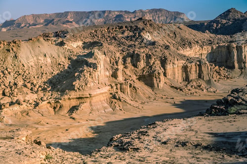 Preview: Dry Canyon In The Middle Of The Quesh Island, The Biggest Island In The Strait Of Hormuz