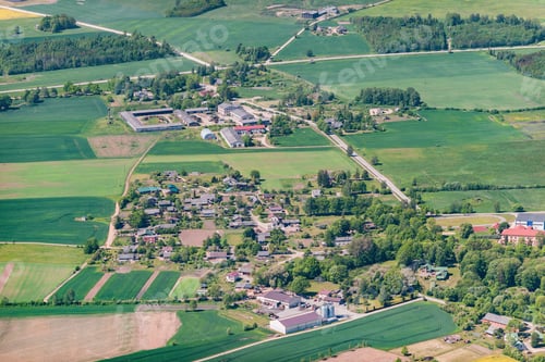 Preview: Aerial View Over The Small Village