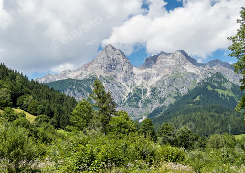 Preview: Mountains Near Hinterthal And Maria Alm At The Steinerne Meer In Austria