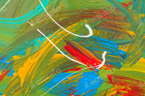 Preview: Abstract Art Background. Hand-Painted