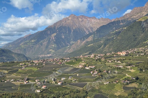 Preview: View To Dorf Tirol Near Merano In South Tirol,Trentino,Italy