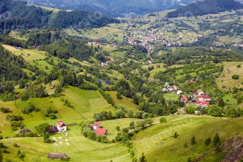 Preview: Landscape Of Mountain Villages In Tyrol Austria