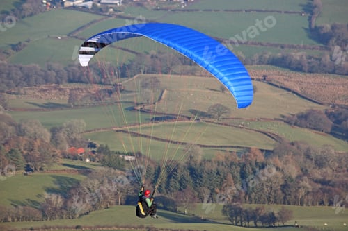 Preview: Paraglider In The Brecon Beacons, Wales