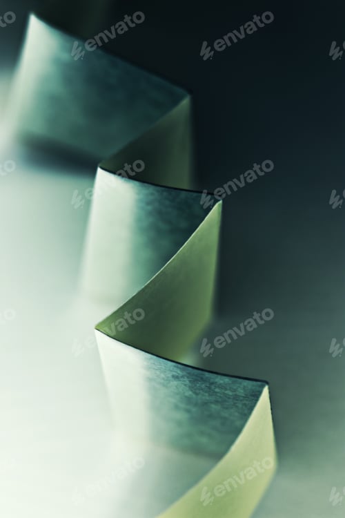 Preview: Colorful Paper Shapes With Paper Background