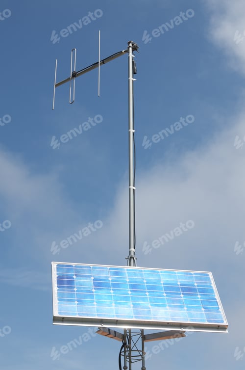 Preview: Closeup Of A Small Photovoltaic Panel For Renewable Electric Energy Production