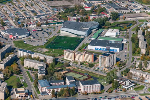 Preview: Aerial View Over The Daugavpils City (Latvia)
