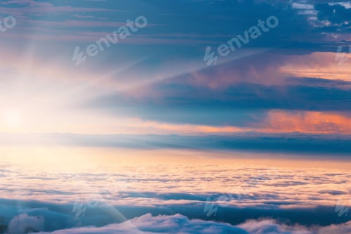 Preview: Beautiful Sunset Over The Mountains, Madeira Island, Portugal