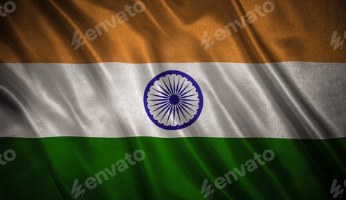 Preview: Flag With Original Proportions. Flag Of The India