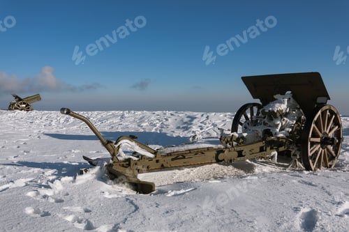 Preview: Cannons From Monte Grappa First World War Memorial, Italy