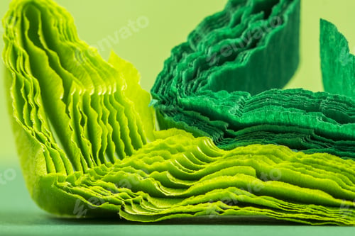 Preview: Colorful Abstract Composition With Crepe, Lights And Shadows