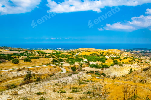 Preview: Hilly Countryside Of Cyprus Near Akamas Peninsula