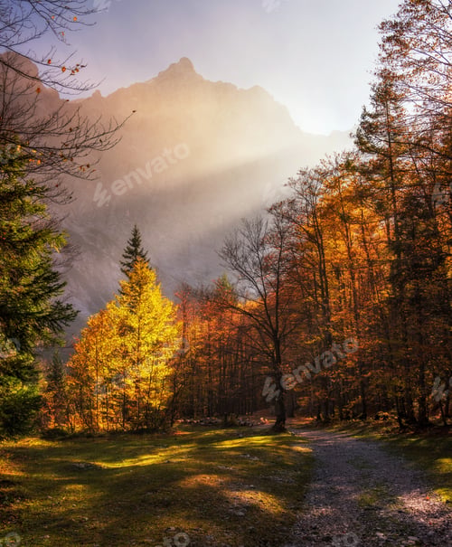 Preview: Autumn Colors In Vrata Valley In Julian Alps