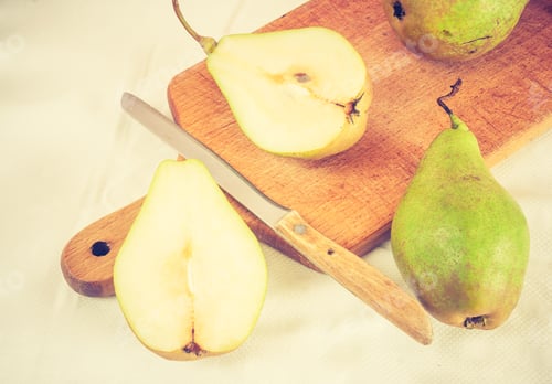 Preview: Vintage Photo Of Still Life With Pears