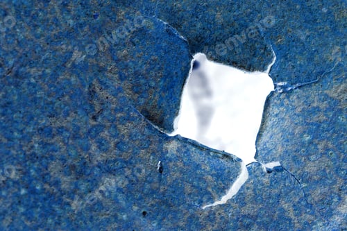 Preview: Abstract Composition With Metallic Texture With Rust And A Hole For Backgrounds - Inverted Colors