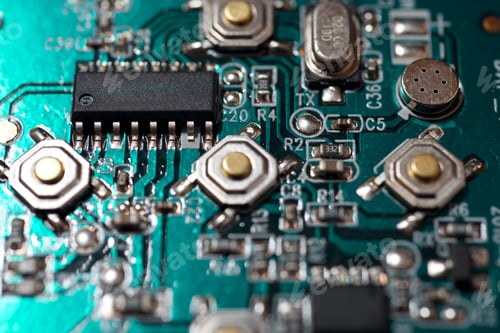 Preview: Close-Up Of An Integrated Circuit.