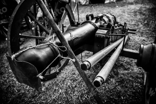 Preview: Old War Cannon, Detail Of Firearm