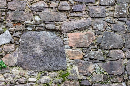 Preview: Wall Of The Sharp Stones Of Various Sizes