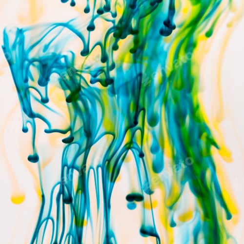 Preview: Abstract Composition With Ink Beautiful Background, Texture And Colors