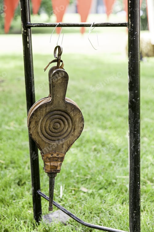Preview: Old Bellows, Detail Of An Old Object For A Fireplace