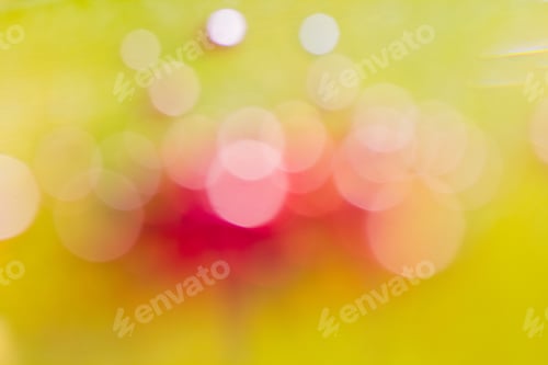 Preview: Abstract, Blurred, Colorful Composition With Oil, Water, Ink, Bubbles And Bokeh