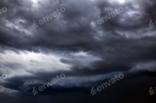 Preview: Dark And Dramatic Storm Clouds Area Background