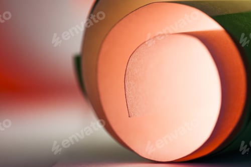 Preview: Macro, Abstract, Background Picture Of A Paper Spiral On Paper Background