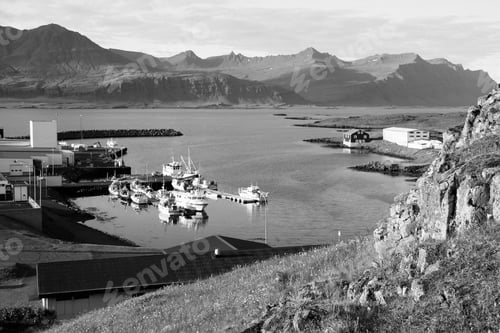 Preview: Iceland Fishing Village - Djupivogur Of Eastern Fiords.