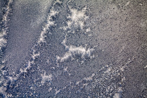 Preview: Ice Flowers On Glass - Texture And Background. High Resolution And Sharp, Beautiful Details