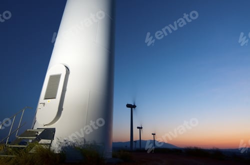 Preview: Group Of Windmills For Renewable Electric Energy Production, Fuendejalon, Zaragoza, Aragon, Spain