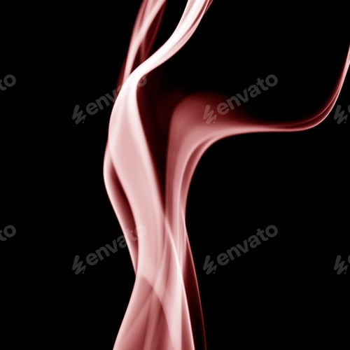 Preview: Abstract Composition With Smoke Shapes