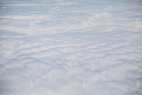 Preview: Beautiful, Dramatic Clouds And Sky Viewed From The Plane. High Resolution And Quality