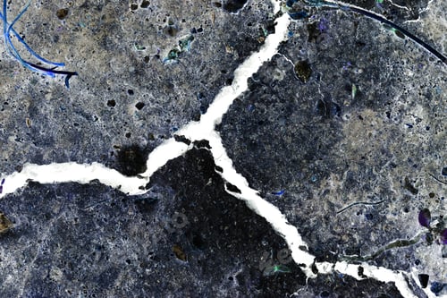 Preview: Abstract Composition With Cracked Soil And Inverted Colors