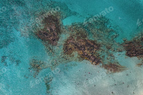 Preview: Aerial Vertical View Over The Beach In Crete