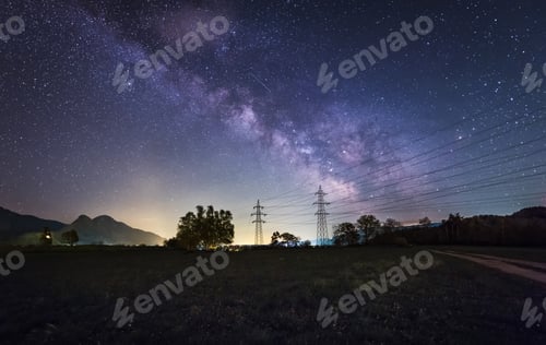 Preview: Milky Way And Trees