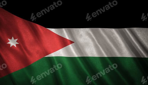 Preview: Flag With Original Proportions. Flag Of The Jordan