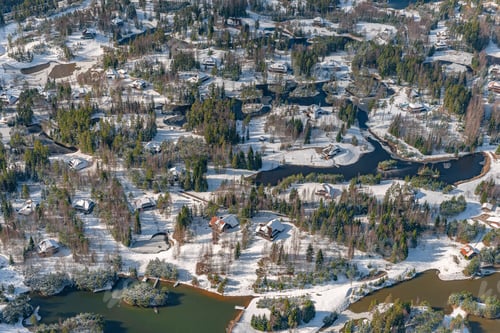 Preview: Aerial View Over The Amatciems Village (Latvia)