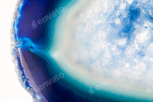 Preview: Agate And Quartz Slice - Beautiful Texture