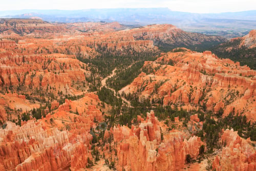 Preview: Panorama From Bryce Canyon National Park, Usa. Hoodoos, Geological Formations. Beautiful Scenery