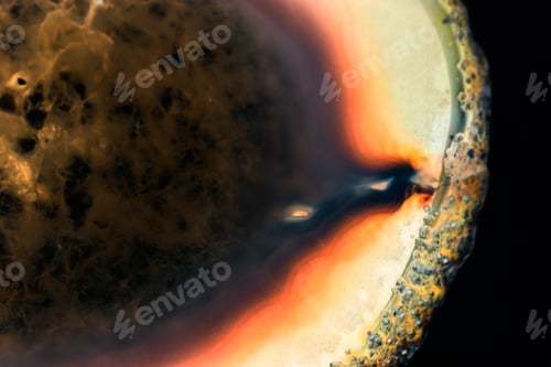 Preview: Agate And Quartz Slice - Beautiful Texture