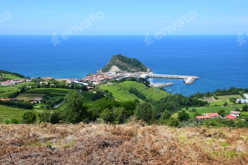 Preview: View Of Getaria On The Basque Coast